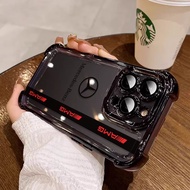 3 In1 Emblem Case For Iphone 17ProMax 17Pro Iphone 17 Air  Iphone 17 Phone Case Soft Anti fall prote