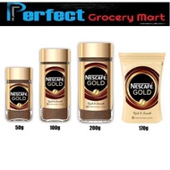 24hour Delivery NESCAFE GOLD PURE SOLUBLE COFFEE 50G/100G/200G REFILL 170G