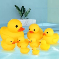 Cute Duck with Squeeze Sound Bath Toy Soft Rubber Float Duck