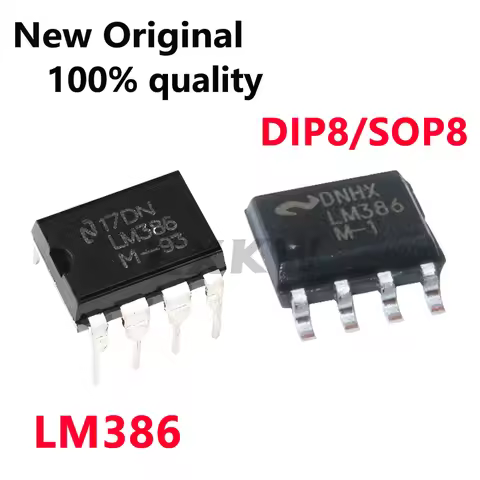 10/PCS New LM386 LM386N LM386M LM386M-1 LM386MX-1 DIP8 SOP8 Operational amplifier audio amplifier ch
