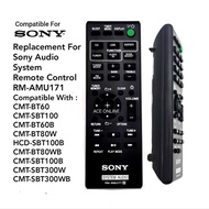 Replacement For Sony Audio System Remote Control RM-AMU171 Compatible With CMT-BT60 CMT-SBT100 CMT-B