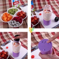 PROMO MURAH !!! -Bingo Portable Juicer 500ML/Jus Blender Juice Botol - Biru -SEDIA JUGA - Juicer Phi