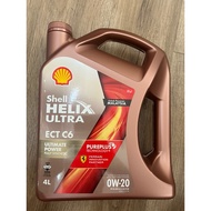 Shell Helix Ultra ECT C6 Fully Synthetic 0W20 0W-20 4L
