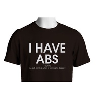 KATUN T-shirt I Have ABS Men's T-shirt with 24S Cotton Screen Printing