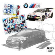 TeamC BMW M3 E46 GTR Clear bodyshell 1/10 drift touring 200mm width 257mm wheelbase