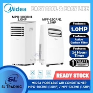 MIDEA Portable Air Conditioner 1.0HP - 1.5HP (MPO-10CRN1/MPF-12CRN1)