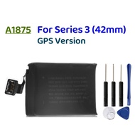 1-2Pcs A1875 GPS Version Battery Real 342mAh For Apple Watch Series 3 42mm Series 3 GPS A1875 Batter