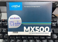 256GB Crucial 2.5” MX500 SSD