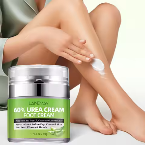 60% Urea Cream for Hand & Foot, moisturizing cream rich in aloe vera gel and tea tree oil Suitable f