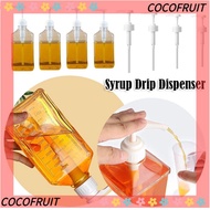COCOFRUIT Syrup Drip Dispenser, 1600ml 5/8/10CC Coffee Syrup Press Bottle,  Large Capacity with Scal