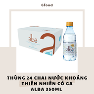 [THÙNG 24 CHAI] Alba Nước Khoáng Thiên Nhiên Có Ga 350ml
