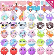 30pcs Pop Fidget Ball Popper Its Toys as Valentine Day Party Favors,Sensory Toys 3D Squeeze Stress Balls Bulk for Kids,Squishy Toys Stress Relief Anxiety,Carnival Prizes Classroom Rewards