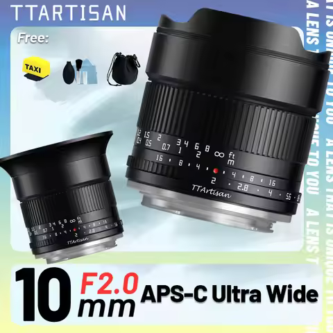 TTArtisan 10mm F2 APS-C 105° Ultra-Wide Lens Manual Focus MF for Sony E Nikon Z Canon R Fuji X M43 M