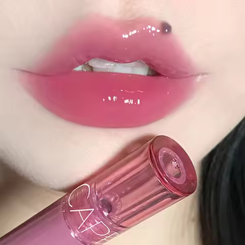 Juice Grape Red Mirror Water Gloss Lip Gloss Moisturizing Liquid Lipstick Crystal Jelly Lip Oil Lip