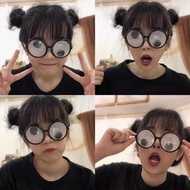 🎈Taiwan Shipment🎈 TK Same Style Sand Sculpture Glasses Funny Glasses Rotating Eyeballs Eyeball Party