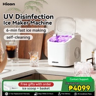 Hicon Automatic Ice Maker Machine with UV Sterilization Fast Portable Ice Cube Maker for Home Heavy