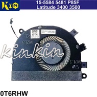 0T6RHW New CPU Cooling Fan For 15-5584 5481 P85F Latitude 3400 3500 Laptop Cooler Replacement CPU Co