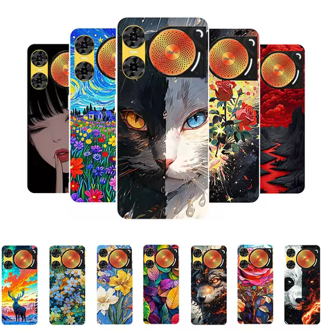 For Nubia Music 2 Case ZTE Nubia Music 2 Cover Lovely Cat Soft Silicone Shockproof Bumper For Coque 
