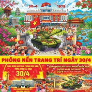 [Size 3m] Decorative backdrop for October 20, backdrop for October 20, Vietnamese Women's Day indepe