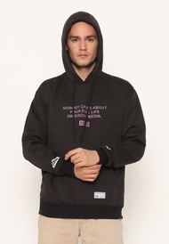 17Seven Sweater Hoodie Jumper Pria 0346-NOBODY-BLK