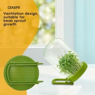 CEASIF6 Sprout Maker Kit, Easy  Germination With Stand Sprouting Lids,  Plastic Bean Sprouts Grow Ki