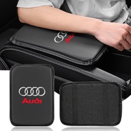 Car Center Console Armrest Pad Armrests Storage Box Pad Car Accessories For Audi C6 C5 C7 A1 A3 A4 b