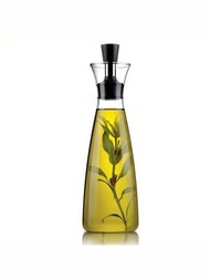 1入橄欖油注器,裝飾性深色玻璃瓶,防止食用油和香醋被熱和光線損壞,密封容器有助於防污,17安士橄欖油瓶透明顏色