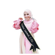 (1st Anniversary) Graduation Sash, Custom, Mother's Day, Pondok, Foundation, Tahfidz, Embroidered Ve