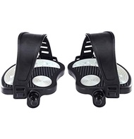 Beyoung Exercise Bike Pedals with Straps - Stationary Recumbent Bike Pedals for Indoor Exercycle Bik