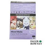 Daler Rowney A3 Mixed Media Pad Spiral 437150300, 5011386094113 (2844371503009)