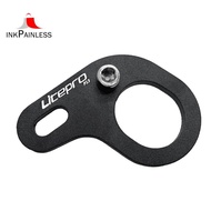 412 Folding Bike Magnet Adapter Aluminium Alloy Magnetic Buckle Conversion Seat for  Bicycle Parts,Black