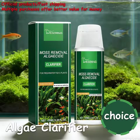 Algaecide Moss Removal Clarification Agent - Quickly Improves Water Quality Inhibits Algae Growth Ma