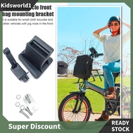 [kidsworld1.sg] Bicycle Front Carrier Block Shelf Rack Bracket for Brompton Folding Bike