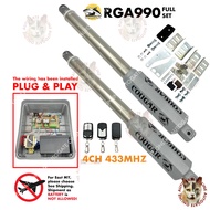 COUGAR G-RGA-990 ( 4CH 433MHZ M5 ) SWING ARM AUTOGATE ( FULL SET )
