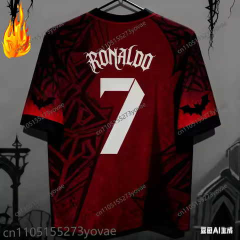 AI Design Classic retro jersey 2007 2008 Home Jersey # 7 Quick Drying Breathable 3DPrinted Short Sle