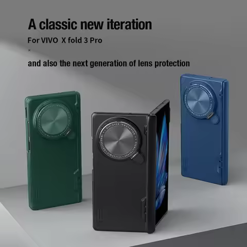 Nillkin Camera Protector With Holder Phone Case Cover On For Vivo X Fold 3 Pro 5G Global Fold3 XFold