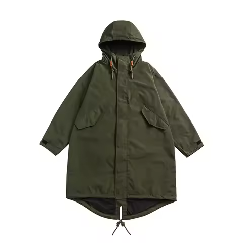 Japanese-style Retro Amekaji Military M65 & M51 Parka American Vintage Casual Unisex Loose Fishtail