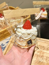 new Strawberry Cake Taba Squishy French Strawberry Cream Cake Dessert Squeeze Toy Mochi Toy Stress R