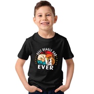 Beagle Dad Ever Beagle Tshirt for Children Aged 2 to 12 Years