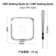for CMF Nothing Buds 2a Case Transparent PC Protective Case Suitable for CMF Nothing Buds Shockproof