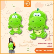 14" ANIMAL FUMBLE DINO DOLL