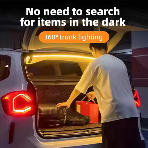 LED Rear Trunk Light Strip for BMW X1 X3 X5 X7 ix1 ix2 ix3 E70 FF15 E71 F25 G01 G02 G07 Bright Silic