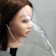 Hairdressing Transparent Face Blocking Mask Cut Bangs Baffle Barber Shop Hair Cutting Hair Spray Fac