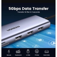 Ugreen Adapter 7In1 Type C Usb Hub Hdmi Ethernet 100W Usb 3.0 Macbook
