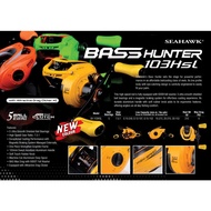 REEL BC SEAHAWK BASS HUNTER 103SHL CLICKER DRAG SOUND