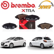 BREMBO XTRA BRAKE PAD FRONT PEUGEOT 208