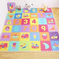 QWZ10Pcsset 30*30cm Number Animal Pattern Baby Play Mat Puzzle Toys For Kids Children EVA Foam Yoga Crawling Mats Floor Tapete