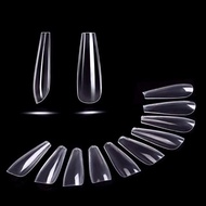 BTArtbox 500Pcs Ballerina Coffin Nails Full Cover Kit with Case