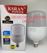 bohlam 60 watt KSRAN POWER KAPSUL/lampu led 60 watt/grosir lampu led/lampu led terang/grosir bohlam hemat energi/led