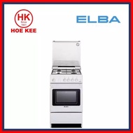 Elba Standing Cooker with Gas Oven EGC 536 WH